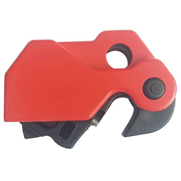 ⁦10 قطع KRM LOTO – قفل عالمي صغير لقاطع الدائرة الكهربائية، مزيج من الأحمر والأسود⁩ - الصورة ⁦3⁩