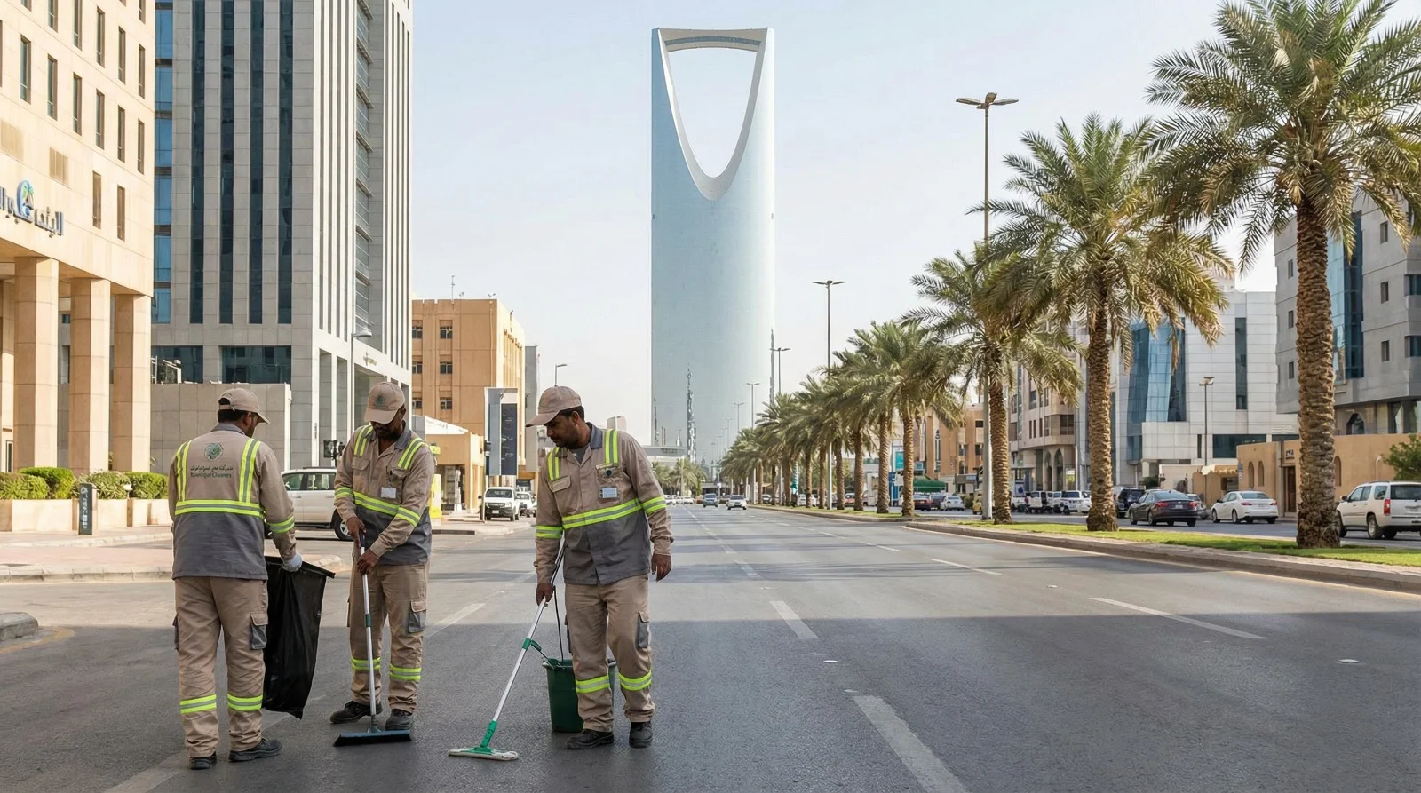 لبس عمال النظافة