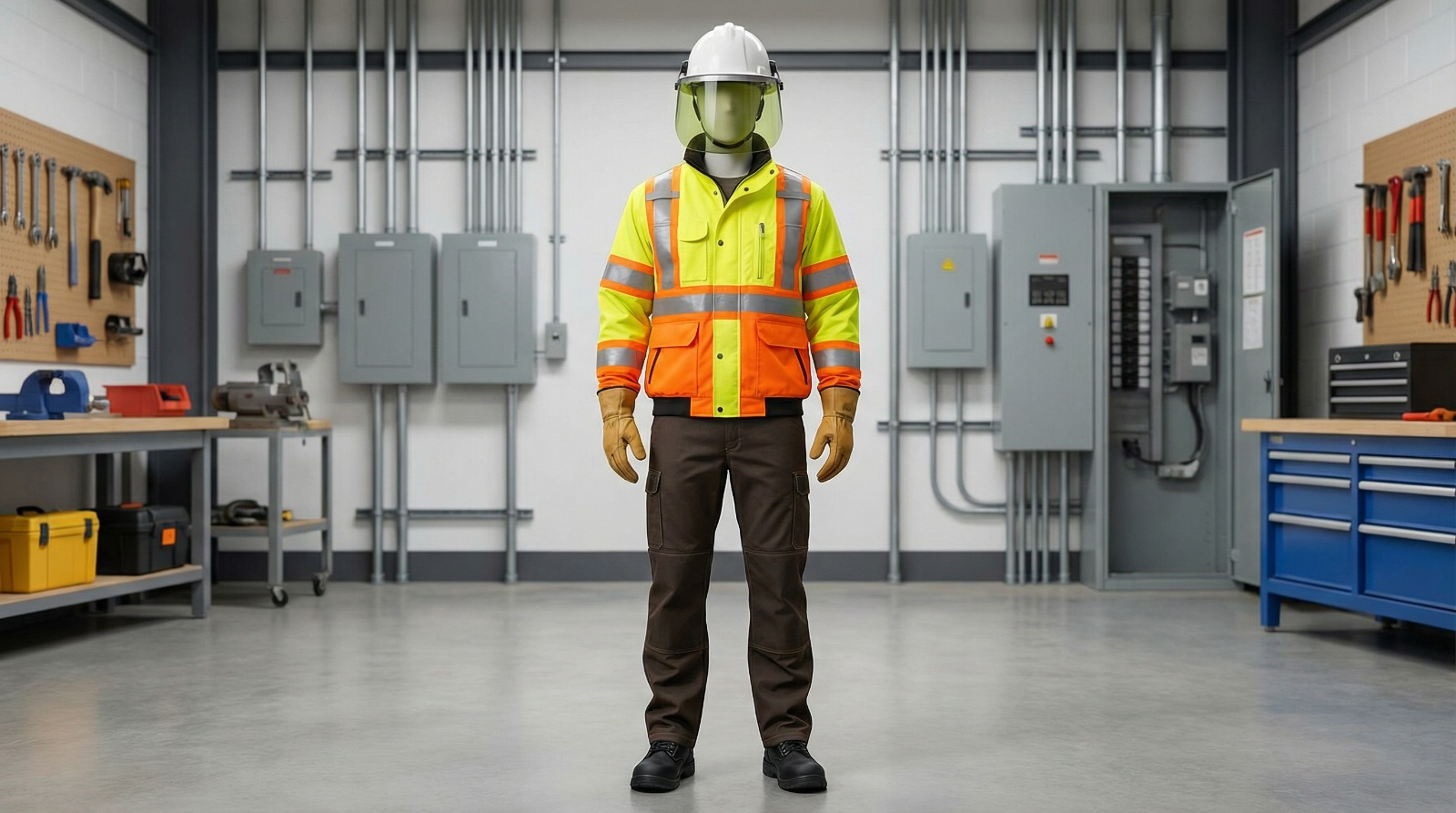 بدلة شركة الكهرباء | ملابس عمال الكهرباء بمعايير السلامة المعتمدة