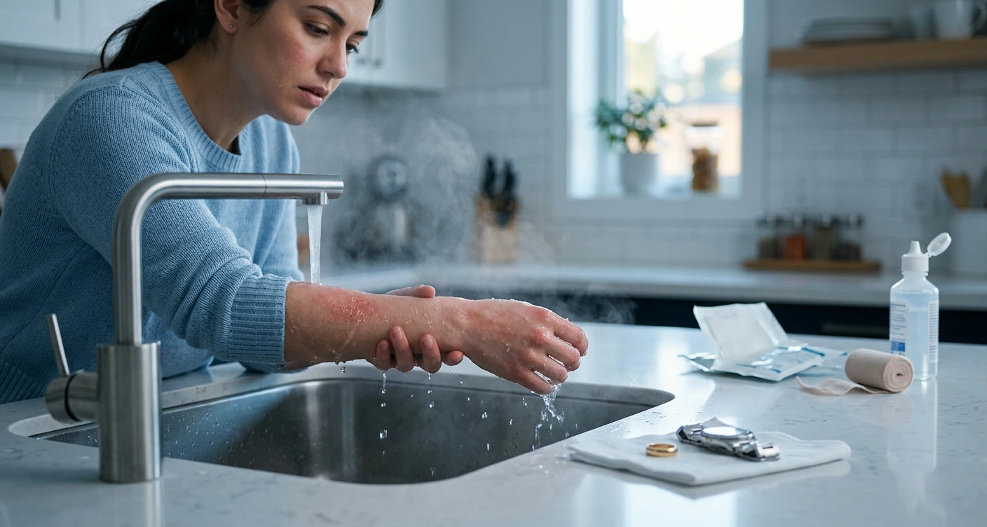 الإسعافات الأولية للحروق: ماذا تفعل في أول 5 دقائق؟